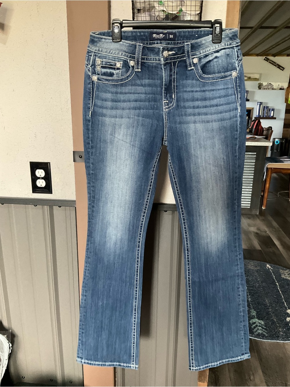Miss Me Blue Flare Jeans